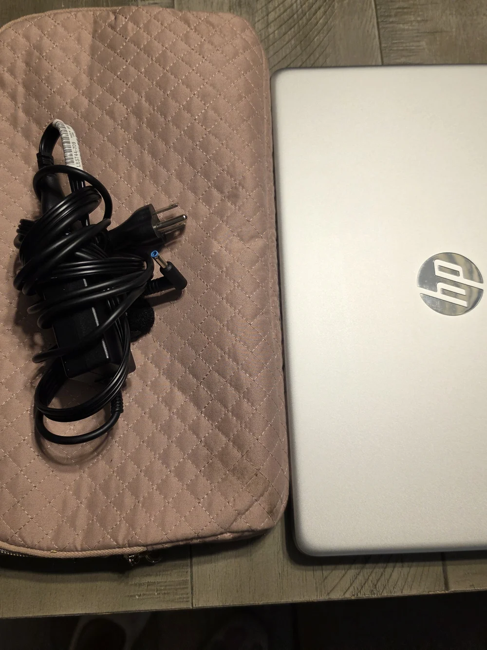 HP Silver and Black Display Laptop with Backlit Keyboard